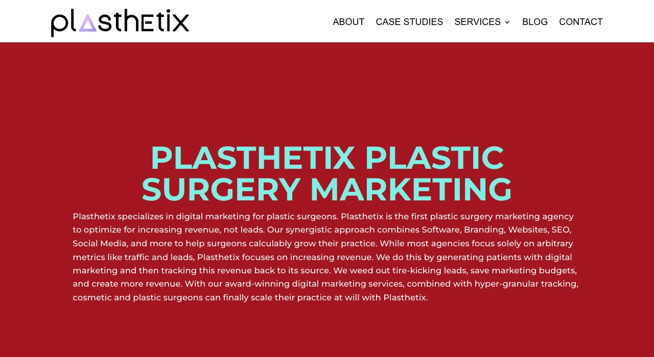Plasthetix homepage
